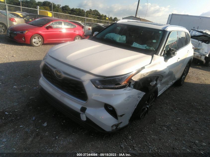 2021 TOYOTA HIGHLANDER XLE - 5TDGZRBH5MS117135