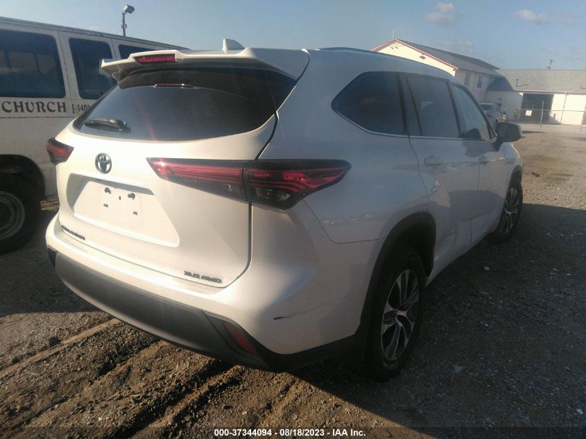 2021 TOYOTA HIGHLANDER XLE - 5TDGZRBH5MS117135