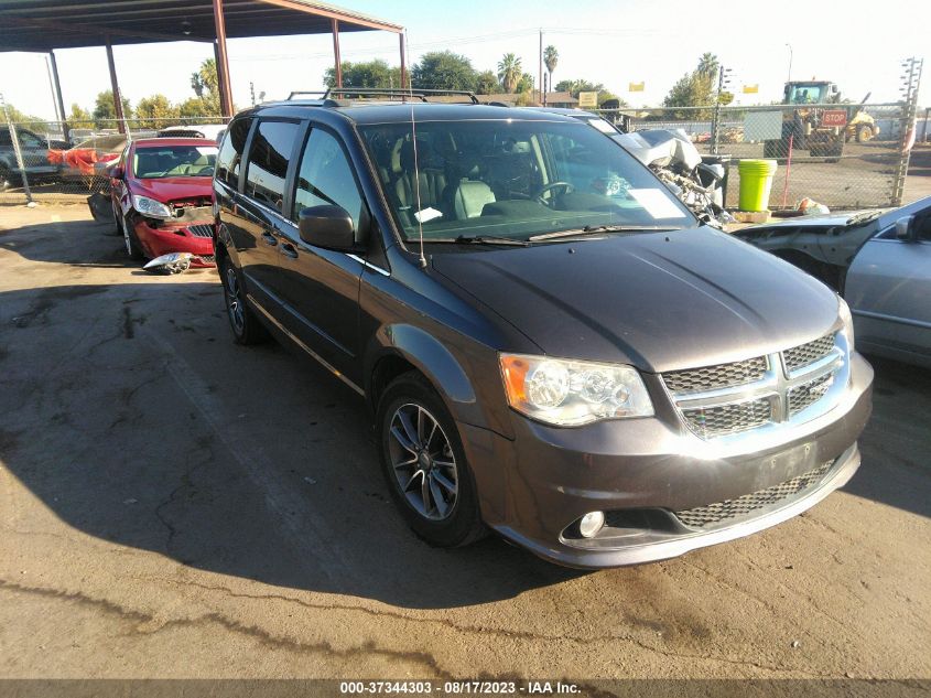 2017 DODGE GRAND CARAVAN SXT - 2C4RDGCG0HR825566