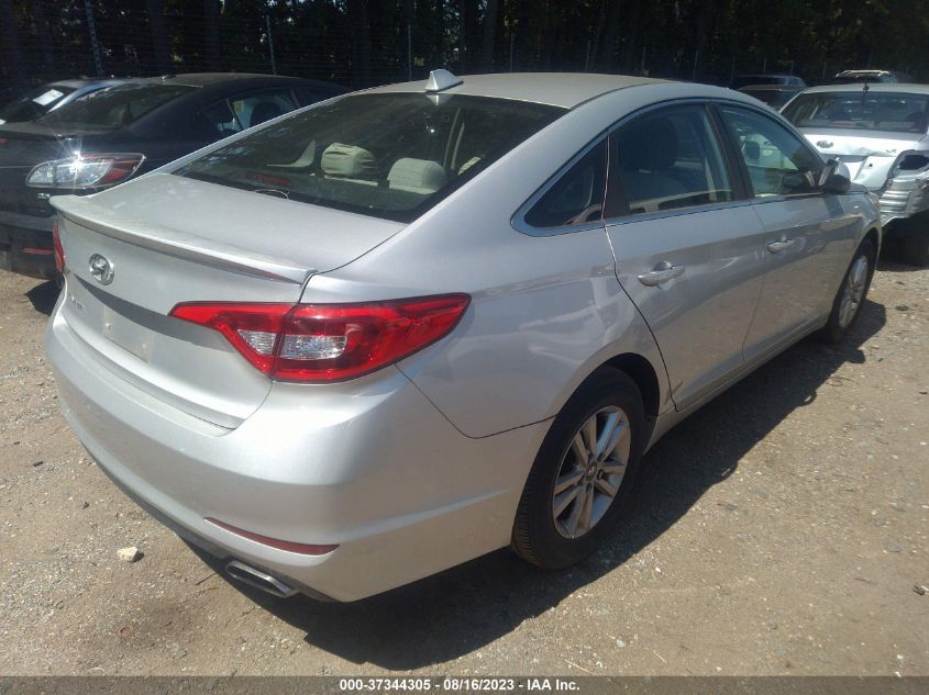 2016 HYUNDAI SONATA 2.4L SE - 5NPE24AF5GH388351