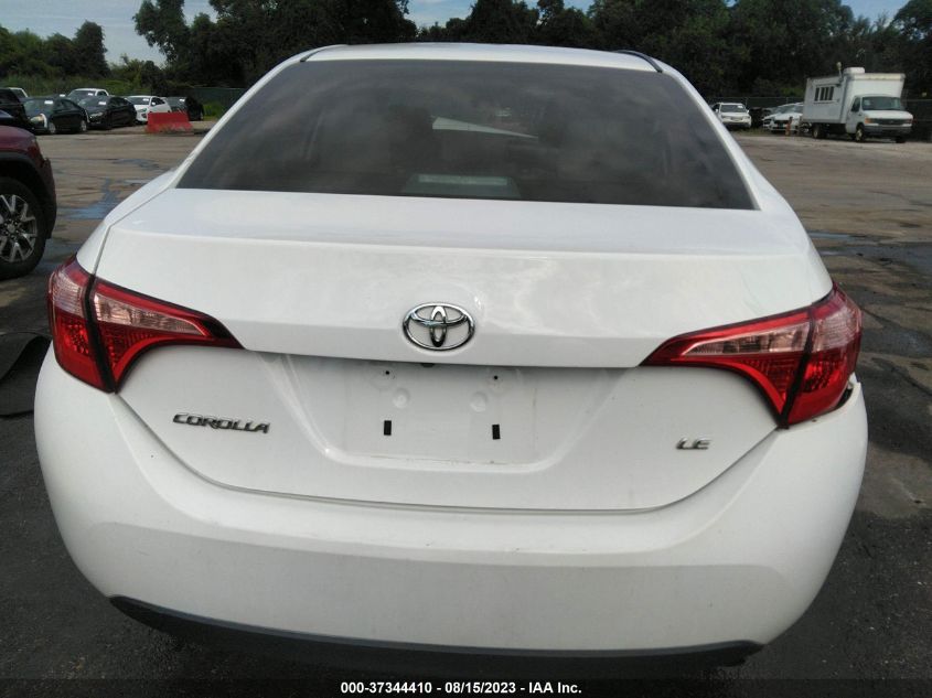 2018 TOYOTA COROLLA L/LE/XLE/SE/XSE - 2T1BURHE7JC009402