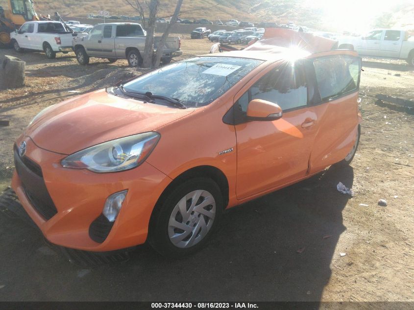 2016 TOYOTA PRIUS C ONE/TWO/THREE/FOUR - JTDKDTB38G1128979
