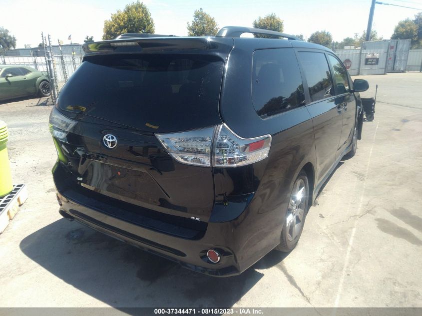 2015 TOYOTA SIENNA SE - 5TDXK3DCXFS541867