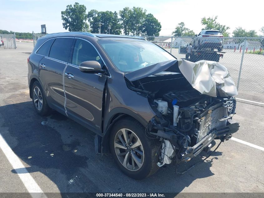 5XYPHDA54KG452491 KIA SORENTO EX V6 2019