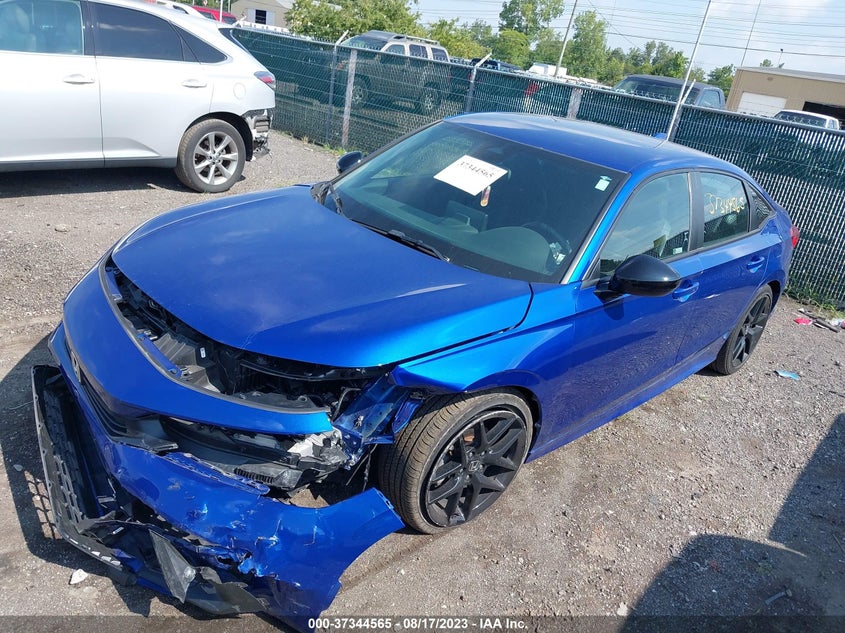 VIN 2HGFE2F50NH502912 2022 HONDA CIVIC SEDAN SPORT