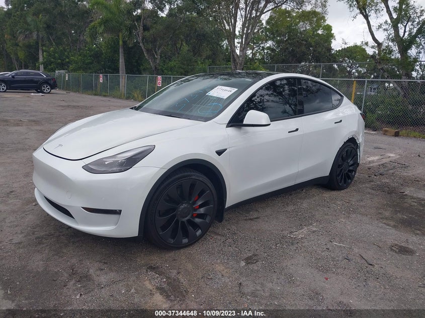 VIN 7SAYGDEF6NF451061 2022 TESLA MODEL Y PERFORMANCE