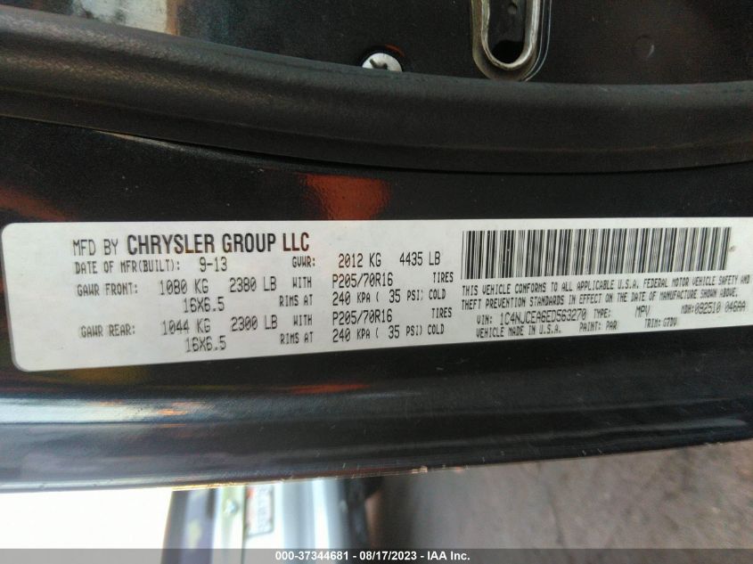 2014 JEEP COMPASS LATITUDE - 1C4NJCEA6ED563270