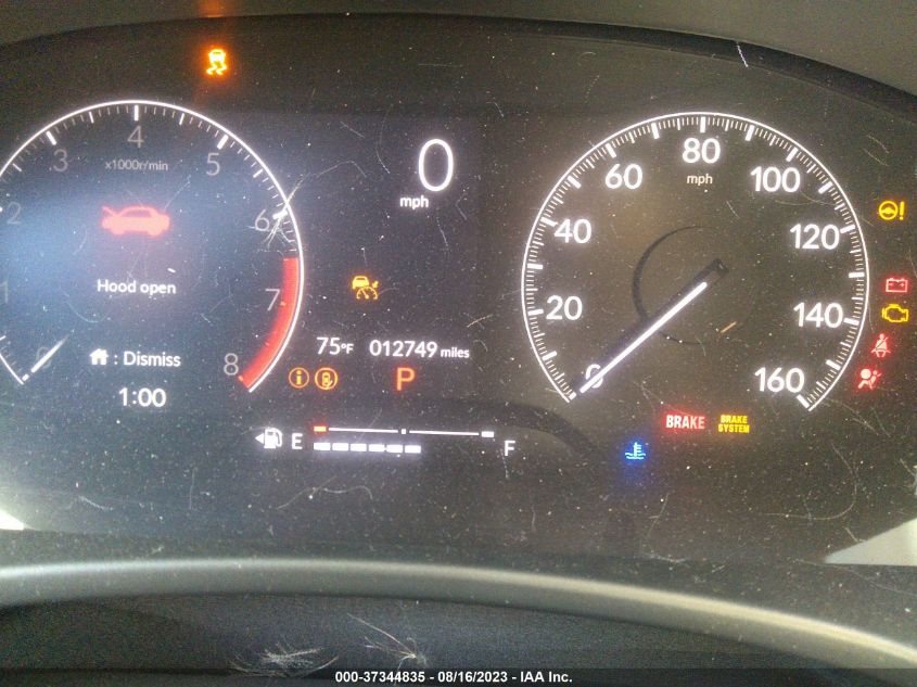 VIN 2HGFE1F73NH325980 2022 HONDA CIVIC SEDAN EX