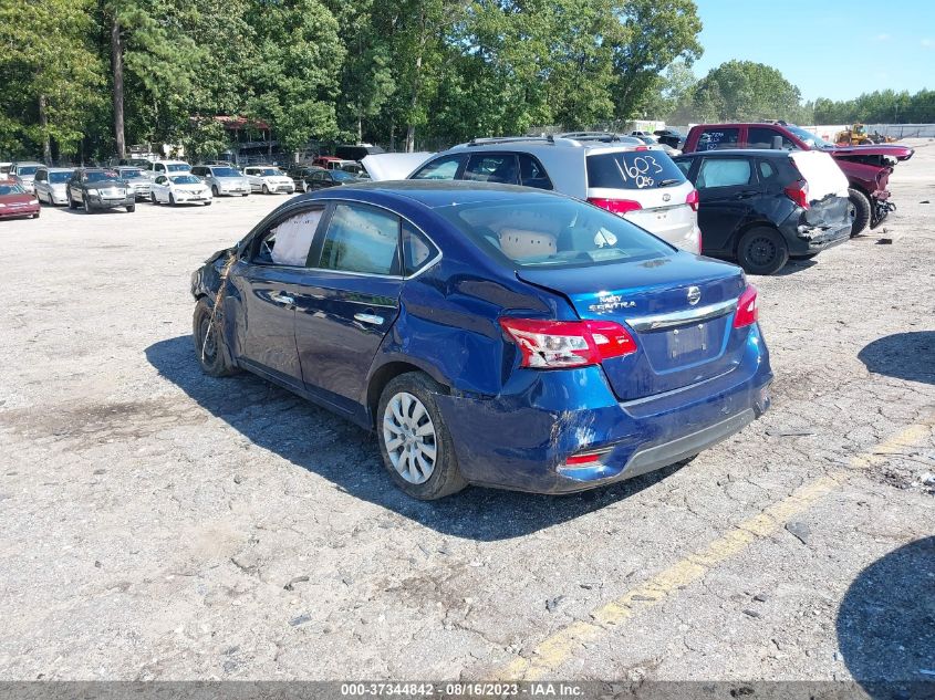 2019 NISSAN SENTRA S - 3N1AB7AP3KY256146