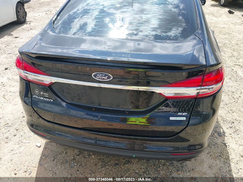 2018 FORD FUSION SE - 3FA6P0HD9JR244587