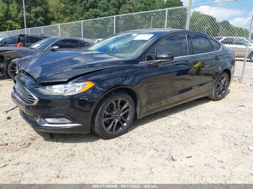 2018 FORD FUSION SE - 3FA6P0HD9JR244587