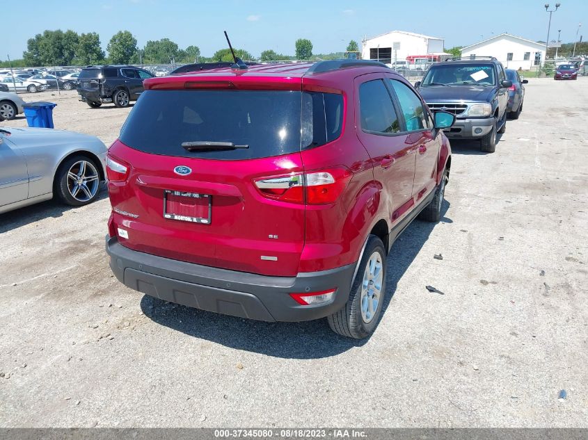 2018 FORD ECOSPORT SE - MAJ3P1TE9JC175679