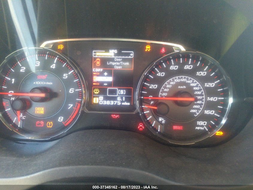 2019 SUBARU WRX STI - JF1VA2R63K9831437