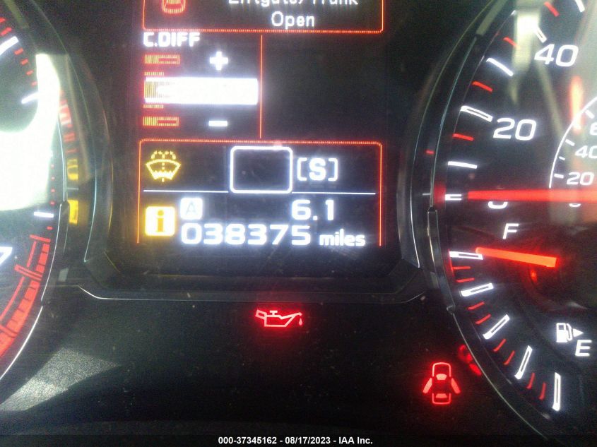 2019 SUBARU WRX STI - JF1VA2R63K9831437
