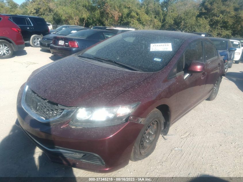 2013 HONDA CIVIC SDN LX - 19XFB2F53DE039617