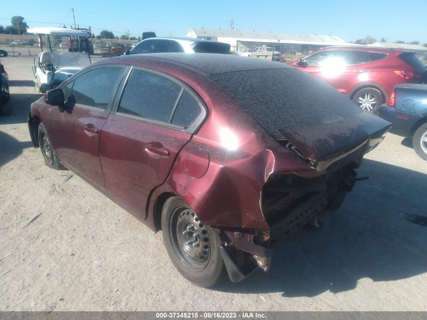 2013 HONDA CIVIC SDN LX - 19XFB2F53DE039617