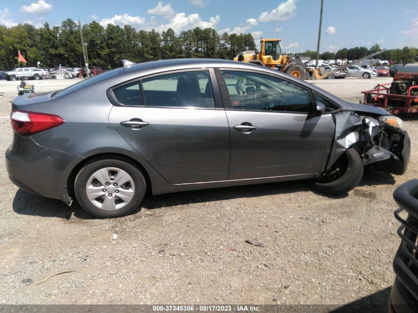 2016 KIA FORTE LX - KNAFX4A65G5527106