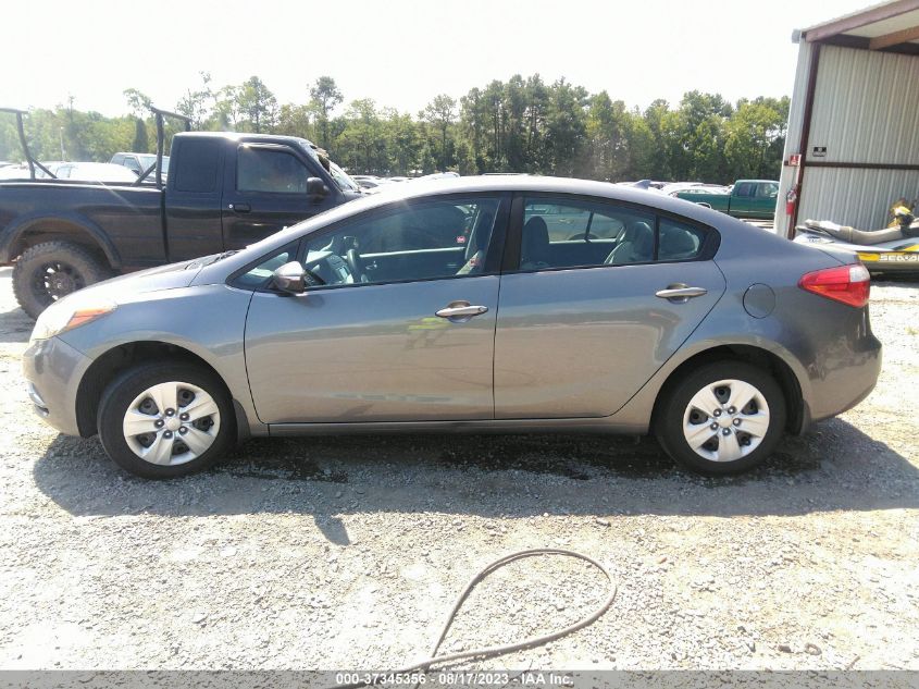 2016 KIA FORTE LX - KNAFX4A65G5527106