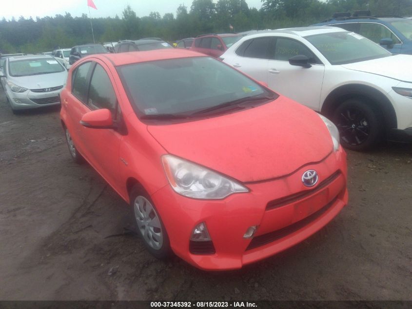 2013 TOYOTA PRIUS C ONE/TWO/THREE/FOUR - JTDKDTB34D1035193