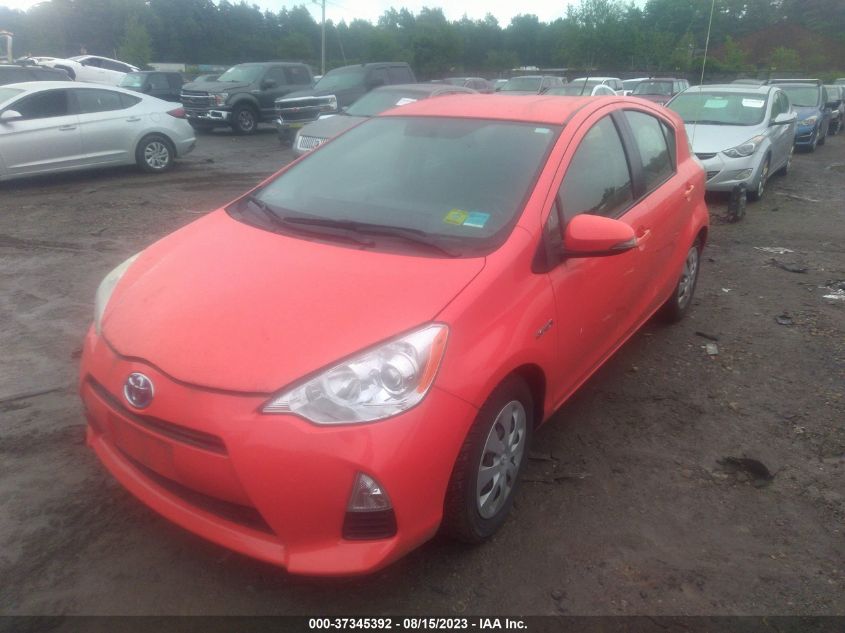 2013 TOYOTA PRIUS C ONE/TWO/THREE/FOUR - JTDKDTB34D1035193