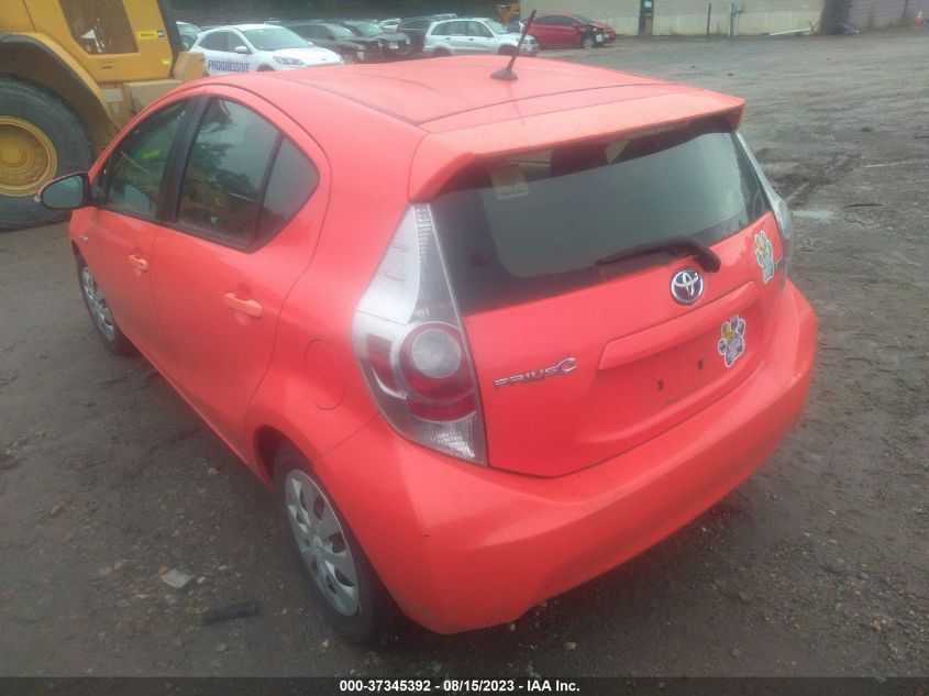 2013 TOYOTA PRIUS C ONE/TWO/THREE/FOUR - JTDKDTB34D1035193