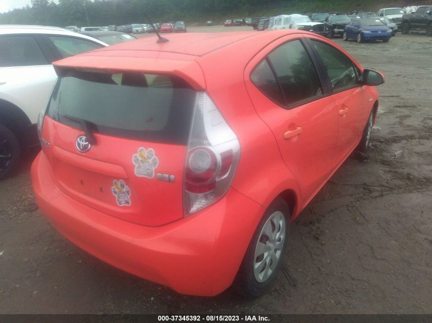 2013 TOYOTA PRIUS C ONE/TWO/THREE/FOUR - JTDKDTB34D1035193