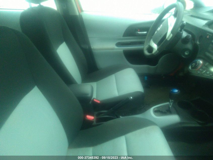 2013 TOYOTA PRIUS C ONE/TWO/THREE/FOUR - JTDKDTB34D1035193