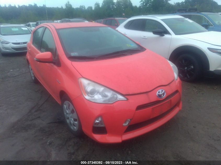 2013 TOYOTA PRIUS C ONE/TWO/THREE/FOUR - JTDKDTB34D1035193