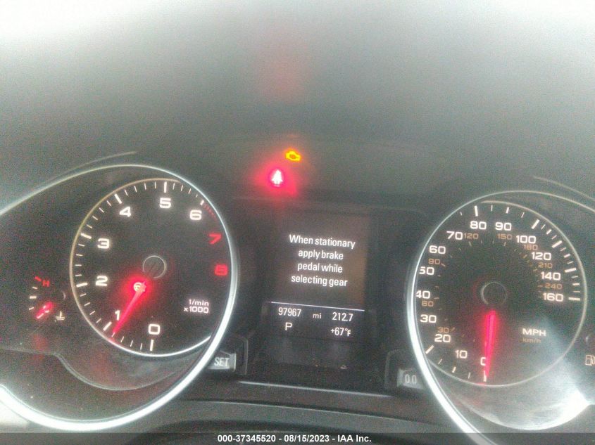 2013 AUDI A5 PREMIUM PLUS - WAULFAFH3DN010073
