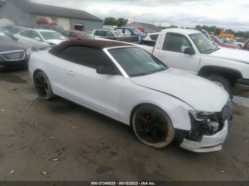 2013 AUDI A5 PREMIUM PLUS - WAULFAFH3DN010073