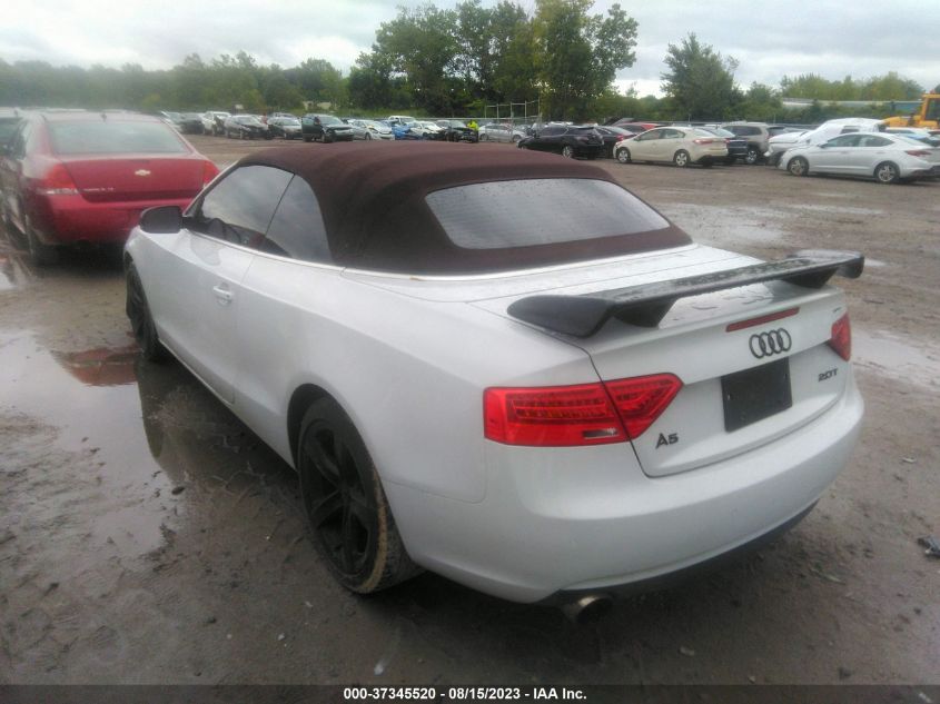 2013 AUDI A5 PREMIUM PLUS - WAULFAFH3DN010073