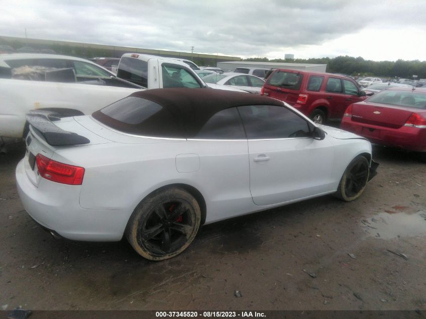 2013 AUDI A5 PREMIUM PLUS - WAULFAFH3DN010073