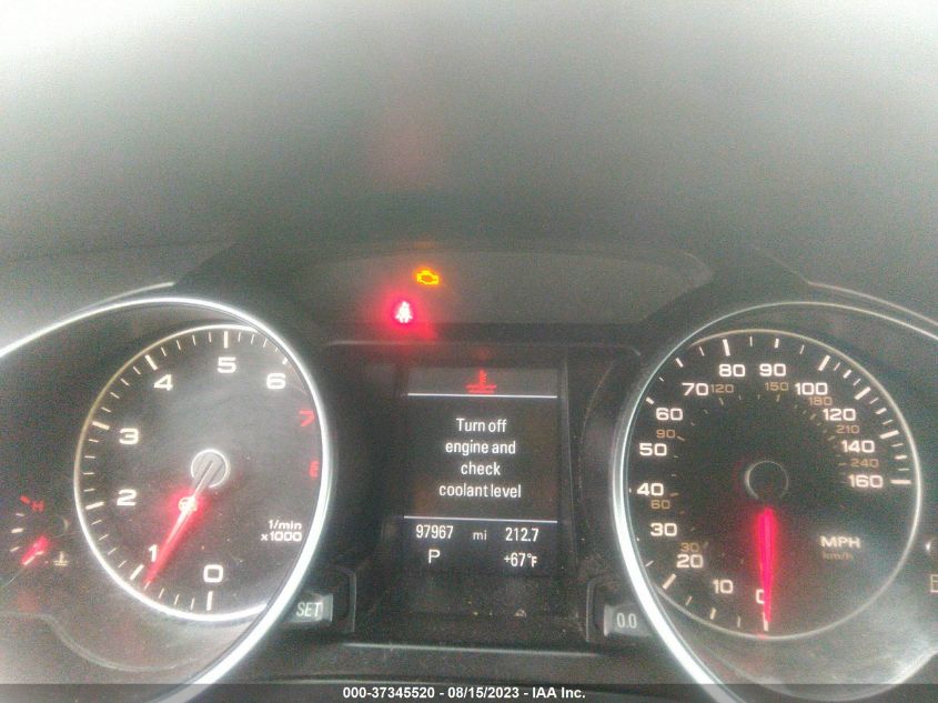 2013 AUDI A5 PREMIUM PLUS - WAULFAFH3DN010073
