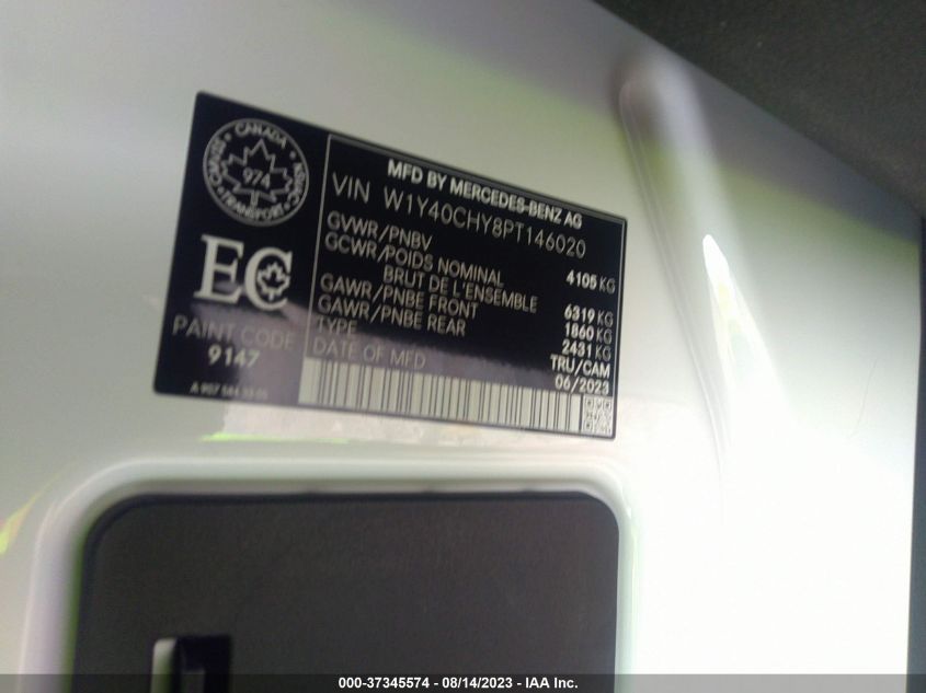 2023 MERCEDES-BENZ SPRINTER CARGO VAN - W1Y40CHY8PT146020