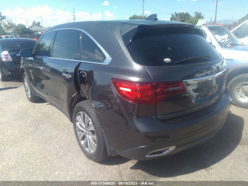 2014 ACURA MDX TECH/ENTERTAINMENT PKG - 5FRYD4H60EB005052