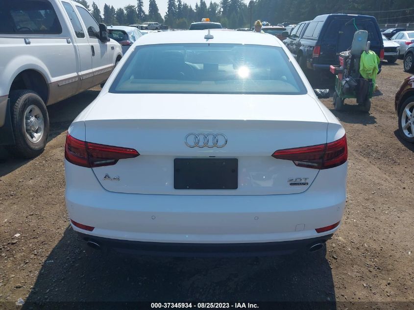 2017 AUDI A4 PREMIUM - WAUANAF46HN001395