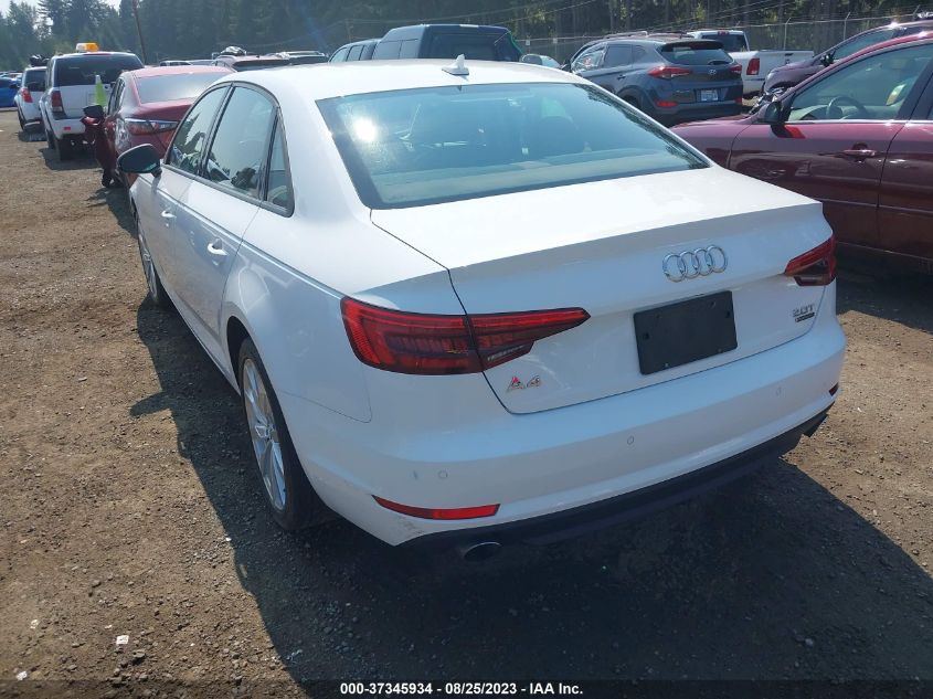 2017 AUDI A4 PREMIUM - WAUANAF46HN001395