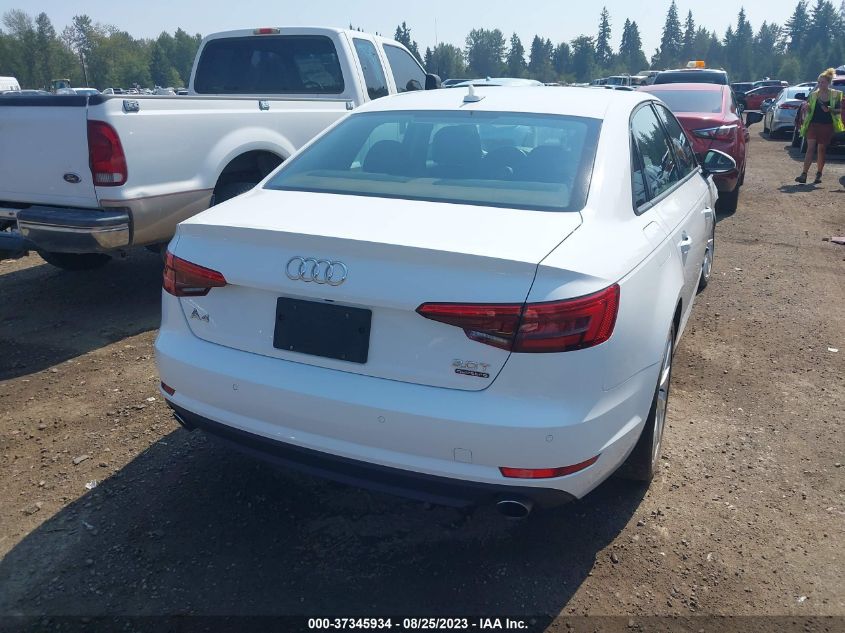 2017 AUDI A4 PREMIUM - WAUANAF46HN001395