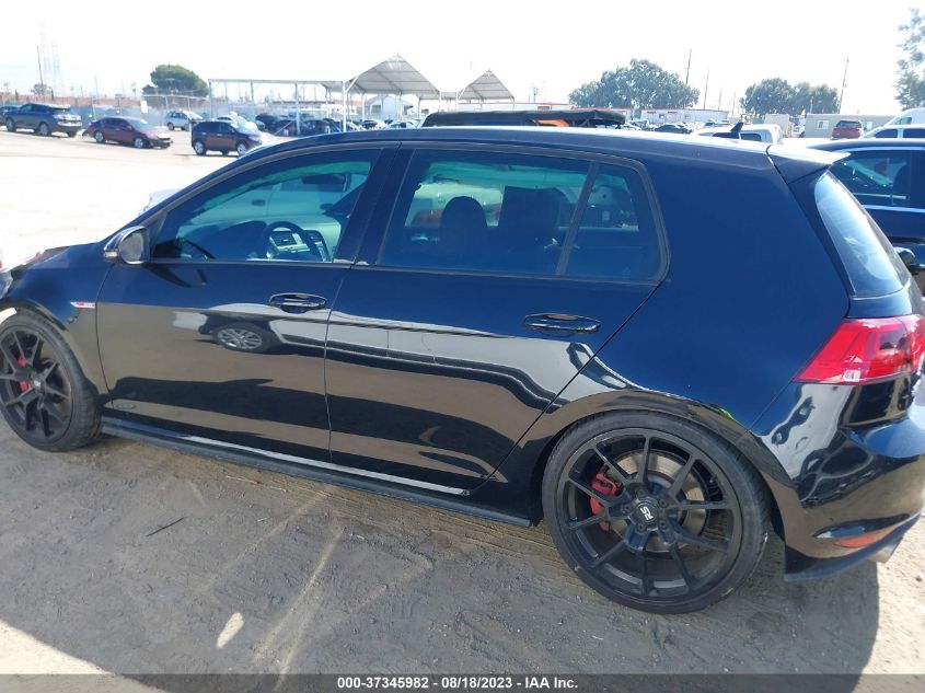 2017 VOLKSWAGEN GOLF GTI S/SE/AUTOBAHN/SPORT - 3VW447AU7HM059455