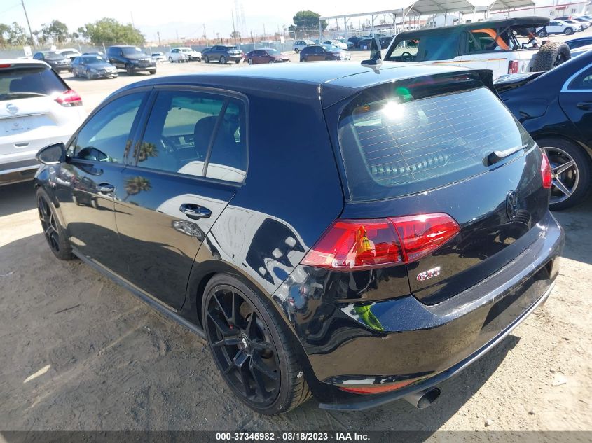 2017 VOLKSWAGEN GOLF GTI S/SE/AUTOBAHN/SPORT - 3VW447AU7HM059455
