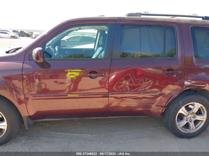 2013 HONDA PILOT EX-L - 5FNYF4H50DB017445