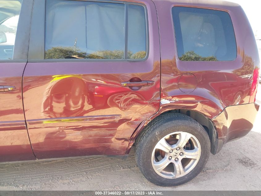 2013 HONDA PILOT EX-L - 5FNYF4H50DB017445