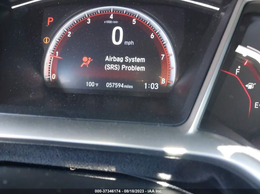 2020 HONDA CIVIC SEDAN SPORT - 2HGFC2F82LH545919