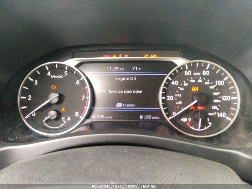 2020 NISSAN ALTIMA S - 1N4BL4BV6LC146752