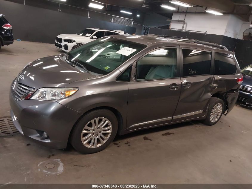 2015 TOYOTA SIENNA XLE/XLE AAS/LTD - 5TDYK3DC0FS658961