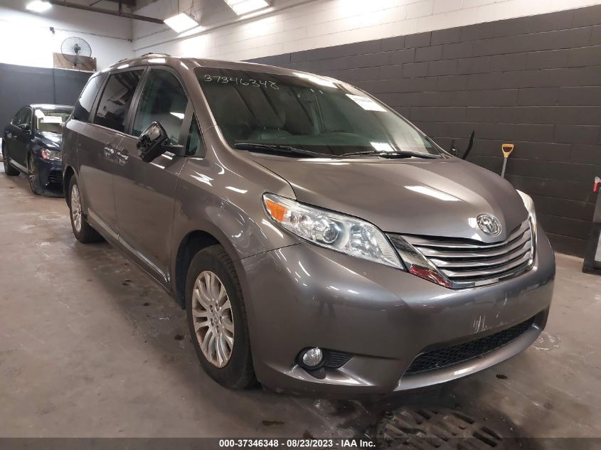 2015 TOYOTA SIENNA XLE/XLE AAS/LTD - 5TDYK3DC0FS658961