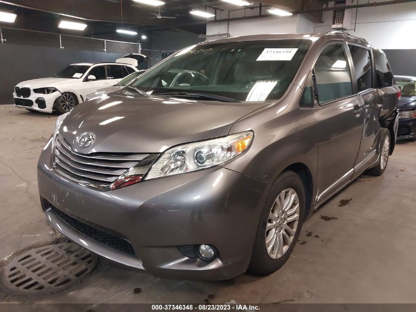 2015 TOYOTA SIENNA XLE/XLE AAS/LTD - 5TDYK3DC0FS658961