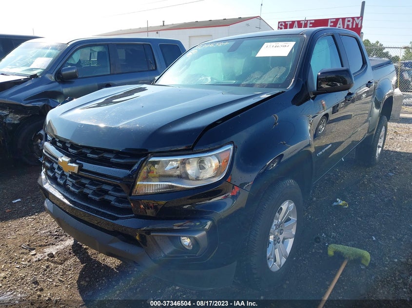 VIN 1GCGTCEN1M1295993 2021 CHEVROLET COLORADO 4WD LT