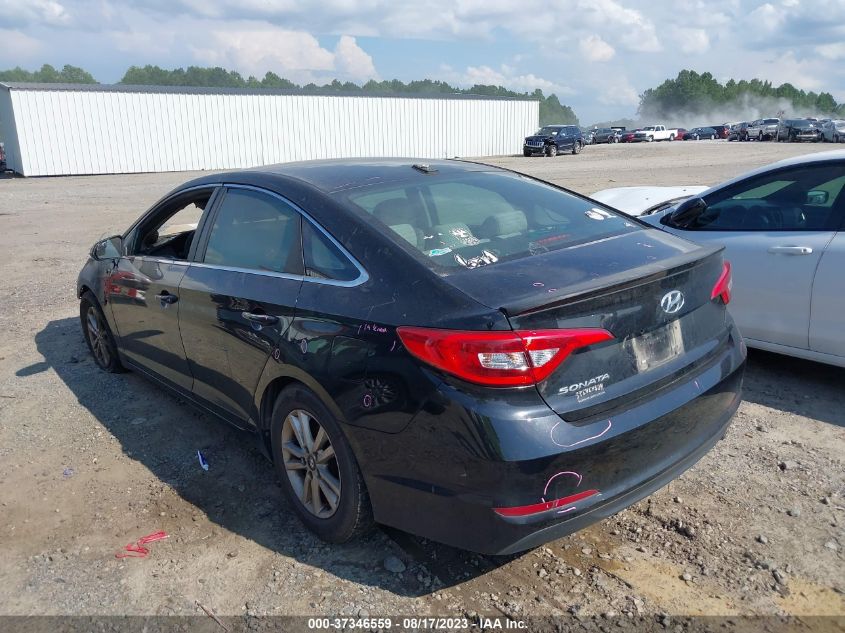 2016 HYUNDAI SONATA 2.4L - 5NPE24AFXGH404298