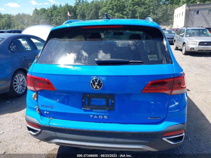 2022 VOLKSWAGEN TAOS SE - 3VVLX7B23NM017929